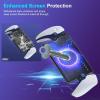 TiMOVO Tempered Glass Screen Protector For PlayStation Portal Remote Player, 4 Pack 9H Anti-Scratch Screen Protective Film with HD Clarity, 8 inch Sensitive Bubble-free Screen Film for PS5 Portal 2023(4 Pack)