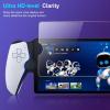 TiMOVO Tempered Glass Screen Protector For PlayStation Portal Remote Player, 4 Pack 9H Anti-Scratch Screen Protective Film with HD Clarity, 8 inch Sensitive Bubble-free Screen Film for PS5 Portal 2023(4 Pack)