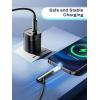TiMOVO USB C to Lightning Microphone Adapter, 2 Pack Lightning Female to USB-C Male for Lavalier Mic Receiver, Sound Card and OTG Fit for iPhone 16/15 Series, iPad Pro/Air, Not for Headphone and Data
