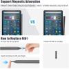 TiMOVO USI Stylus Pen for Chromebook, USI 2.0 Stylus Active Digital Pen with 4096 Control Fits HP x360, Lenovo IdeaPad Duet/Yoga, ASUS Flip C436/CC536, Google Pixel, Palm Rejection&Fast Charge-Grey(Gray)