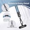 TiMOVO Universal Phone Lanyard Crossbody, Adjustable Anti-Theft Phone Strap Crossbody for Phone Cases, Cell Phone Neck Lanyard Wrist Strap for Women, Khaki(Dark Blue)