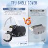 TiMOVO VR Protective Accessory Set for Meta Quest 3, VR Protective Cover Include Controller Grip, VR Shell Cover, Face Cover,Lens Cover, Thumb Girp,Eye Cover, Protective Shell for Oculus Quest 3,Black