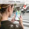 TiMOVO Wallet Tracker Card for Apple Find My, (iOS Only) Wireless Charging Rechargeable Wallet Finder for Purse Luggage Tag, Passports, IP68 Waterproof Bluetooth Item Locator Tracker – Black(1 Pack)