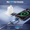 TiMOVO for Lightning to USB C Adapter, 2 Pack USB C Male to Lighting Female Adaptrer with 36W Fast Charging & Data Sync for iPhone 15/16 Pro/Pro Max/Plus, Galaxy S24/23, iPad, NOT for Audio/OTG, White(Black)