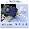 TiMOVO for Lightning to USB C Audio Adapter with Charging Port, 2-in-1 Lighting to USBC Adaptor for Headphone Supports 45W Fast Charging for iPhone16/15 Series, iPad, Not for Data Transfer, White(Gray)