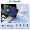 TiMOVO for Lightning to USB C Audio Adapter with Charging Port, 2-in-1 Lighting to USBC Adaptor for Headphone Supports 45W Fast Charging for iPhone16/15 Series, iPad, Not for Data Transfer, White(White)