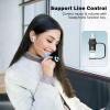 TiMOVO for Lightning to USB C Audio Headphone Adapter with Line Control, Lighting to USB C Earphone Adaptor for iPhone 16/15 Series, iPad Air/Pro/Mini, Not for Charging and Data Transfer, White(Black)