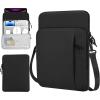 TiMOVO 13.3-14 Inch Laptop Sleeve Carrying Bag with Pockets for iPad Air 13 Inch 2024,iPad Pro 13 Inch 2024,MacBook Air 2022-2018,MacBook Pro M2/M2/M1 Pro/M1 Max,Galaxy Tab S9+/S8+ 12.4″,Black(Black)