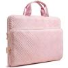 TiMOVO 15.6 Inch Laptop Sleeve Compatible with MacBook Air Pro, 15.6 Inch HP, Dell, Lenovo, Asus Notebook, Protective Laptop Carrying Case Bag with Handle, Pink(Pink)
