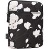 TiMOVO 6-7 Inch Sleeve Case for All-New Kindle Paperwhite and Kindle Colorsoft Signature Edition, Protective Sleeve Cover Pouch Bag Carrying Case for Kindle E-Reader/Oasis, Space Gray(Black & White Magnolia)