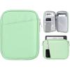 TiMOVO 6-7 Inch Tablet Sleeve for All-New Kindle Paperwhite and Kindle Colorsoft Signature Edition, Protective Sleeve Cover Case with Pocket for Kindle E-Reader/Kindle Oasis, Yellow Flower(Agave Green)