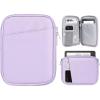 TiMOVO 6-7 Inch Tablet Sleeve for All-New Kindle Paperwhite and Kindle Colorsoft Signature Edition, Protective Sleeve Cover Case with Pocket for Kindle E-Reader/Kindle Oasis, Yellow Flower(Purple Lavender)