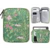 TiMOVO 6-7 Inch Tablet Sleeve for All-New Kindle Paperwhite and Kindle Colorsoft Signature Edition, Protective Sleeve Cover Case with Pocket for Kindle E-Reader/Kindle Oasis, Yellow Flower(B-Green Flower)