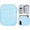 TiMOVO 6-7 Inch Tablet Sleeve for All-New Kindle Paperwhite and Kindle Colorsoft Signature Edition, Protective Sleeve Cover Case with Pocket for Kindle E-Reader/Kindle Oasis, Yellow Flower(Baby Blue)