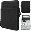 TiMOVO 9-11 Inch Tablet Sleeve Bag for iPad 11-inch A16 2025, iPad 10th Gen. 10.9″, iPad 10.2″, iPad Air 11/Air 5th/4th Gen. 10.9″, Galaxy Tab A9+/A9 Plus 11″, Carrying Bag with Pockets, Black(Black)