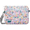 TiMOVO 9-11 Inch Tablet Sleeve Bag with Shoulder Strap Fits iPad 11-inch A16 2025, iPad 10th Gen. 10.9″/10.2″, iPad Air 11/5th/4th Gen. 10.9″, Galaxy Tab A9 Plus 11″, Pink(Flowers)