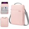 TiMOVO 9-11 Inch Tablet Sleeve Bag with Shoulder Strap for iPad 11-inch A16 2025, iPad 10.9″/10.2″| Air 11/5th/4th Gen. 10.9″| Galaxy Tab A9 Plus 11″, Pink(A-pink)