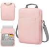 TiMOVO 9-11 Inch Tablet Sleeve Bag with Shoulder Strap for iPad 11-inch A16 2025, iPad 10.9″/10.2″| Air 11/5th/4th Gen. 10.9″| Galaxy Tab A9 Plus 11″, Pink(Pink)
