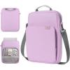 TiMOVO 9-11 Inch Tablet Sleeve Bag with Shoulder Strap for iPad 11-inch A16 2025, iPad 10.9″/10.2″| Air 11/5th/4th Gen. 10.9″| Galaxy Tab A9 Plus 11″, Pink(Ad-purple)
