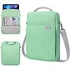 TiMOVO 9-11 Inch Tablet Sleeve Bag with Shoulder Strap for iPad 11-inch A16 2025, iPad 10.9″/10.2″| Air 11/5th/4th Gen. 10.9″| Galaxy Tab A9 Plus 11″, Pink(Bodhi Green)