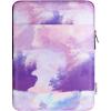 TiMOVO 9-11″ Tablet Sleeve Bag for iPad 11-inch A16 2025, iPad 10th Gen. 10.9″, iPad 10.2″, iPad Air 11 Inch/5th/4th Gen. 10.9″, Galaxy Tab A9 Plus 11″, Protective Bag Fit Smart Keyboard, Dusty Blue(Watercolor Purple)