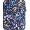 TiMOVO 9-11″ Tablet Sleeve Bag for iPad 11-inch A16 2025, iPad 10th Gen. 10.9″, iPad 10.2″, iPad Air 11 Inch/5th/4th Gen. 10.9″, Galaxy Tab A9 Plus 11″, Protective Bag Fit Smart Keyboard, Dusty Blue(Ab-Colorful Flower)
