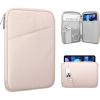 TiMOVO 9-11″ Tablet Sleeve for iPad 11-inch A16 2025, iPad 10th Gen. 10.9″, iPad 10.2″, iPad Air 11 Inch/5th/4th Gen. 10.9″, Galaxy Tab A9 Plus 11″, Protective Bag with Pocket, Black(Ad-Pink)