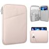 TiMOVO 9-11″ Tablet Sleeve for iPad 11-inch A16 2025, iPad 10th Gen. 10.9″, iPad 10.2″, iPad Air 11 Inch/5th/4th Gen. 10.9″, Galaxy Tab A9 Plus 11″, Protective Bag with Pocket, Black(Pink)