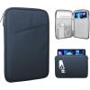 TiMOVO 9-11″ Tablet Sleeve for iPad 11-inch A16 2025, iPad 10th Gen. 10.9″, iPad 10.2″, iPad Air 11 Inch/5th/4th Gen. 10.9″, Galaxy Tab A9 Plus 11″, Protective Bag with Pocket, Black(Space Gray)