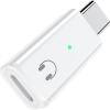 TiMOVO Adapter for Lightning to USB C Audio Adapter, USB C Male to Lightn-ing Headphone Earphone Female Converter for iPhone 15/16 Series, iPad, Galaxy, MacBook, Not for Charging/Data Transfer, White(White)