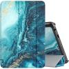 TiMOVO Case Fits All-New Kindle Fire 7 Tablet (7″, 12th Generation, 2022 Release), Slim Lightweight Trifold PU Leather Stand Cover, PC Back Shell Protector with Auto Wake/Sleep, Gilding