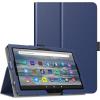 TiMOVO Case Fits All-New Kindle Fire 7 Tablet (7″, 12th Generation, 2022 Release), Slim Protective Stand Cover, PU Leather Shell with Auto Wake/Sleep, Indigo