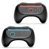 TiMOVO Controller Grip Compatible with Nintendo Switch 2 JoyCon, 2 Pack Ergonomic Hand Grip Sturdy ABS, Switch 2 JoyCon Grip Wear-Resistant and Sweatproof for Switch 2 Accessories, Black(Black)