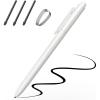 TiMOVO EMR Stylus Pen Compatible with Remarkable 2, Digital Stylus for Remarkable with Eraser, Tilt, 4096 Sensitivity, Palm Rejection, Title Support Pen for EMR Devices, Black(white)