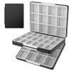 TiMOVO Game Card Case for Nintendo Switch 2/Switch OLED/lite, Compact & Portable Storage Holder Cartridge with 60 Game Card Slots, 24 3DS Cards & 36 Micro SD Cards Slots(Black & Gray)