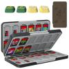 TiMOVO Game Card Case for Nintendo Switch 2/Switch OLED/lite, Compact & Portable Storage Holder Cartridge with 60 Game Card Slots, 24 3DS Cards & 36 Micro SD Cards Slots(Murals)
