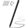 TiMOVO Magnetic EMR Stylus Compatible with Remarkable 2, Digital Pen with Eraser, 4096 Pressure Sensitivity, Palm Rejection, Tilt for Remarkable Marker Plus/Kindle Scribe, Black(Black)