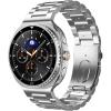 TiMOVO Metal Bands Compatible with Samsung Galaxy Watch 8 40 mm 44mm/Galaxy Watch 8 Classic 46mm (2025), No Gap Stainless Steel Replacement Strap for Men Women(Silver)