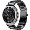 TiMOVO Metal Bands Compatible with Samsung Galaxy Watch 8 40 mm 44mm/Galaxy Watch 8 Classic 46mm (2025), No Gap Stainless Steel Replacement Strap for Men Women(Black)