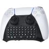 TiMOVO PS5 Controller Keyboard with Green Backlit, Wireless Bluetooth Keypad Chatpad for PlayStation 5, Built-in Speaker & 3.5mm Audio Jack, Mini Gaming Keyboard for PS5 Accessories, Black(Black with Bluetooth)