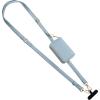 TiMOVO Phone Lanyard, Strap with Leather Wallet Pouch, Universal Crossbody Phone Lanyard Adjustable Neck Strap, Compatible with Most Smartphones, Black(Sky Blue)