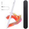 TiMOVO Stylus Pen for Touch Screens, Fast Charge Stylus Pen for Apple iPad/iPhone/Xiaomi/Samsung Android Capacitive Touch Screen Stylus Pen with Power Display, White(White)
