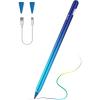 TiMOVO Stylus Pen for iPad, Pencil 2nd Generation with Palm Rejection for 2018-2025 11th/10th/9th/8th/7th Gen, Pro 13″/11″(M4)/12.9″, iPad Air 11″/13″ (M3/M2), Mini 7/6th, Blue(Gradient Blue)
