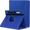 TiMOVO Universal Case for 9-11 Inch Tablet, 360 Degree Rotating Stand Protective Cover with Pen Pocket for 9 10 10.1 Inch Android Touchscreen Tablet, Black(Bright Blue)