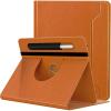 TiMOVO Universal Case for 9-11 Inch Tablet, 360 Degree Rotating Stand Protective Cover with Pen Pocket for 9 10 10.1 Inch Android Touchscreen Tablet, Black(Light Brown)