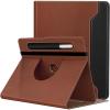 TiMOVO Universal Case for 9-11 Inch Tablet, 360 Degree Rotating Stand Protective Cover with Pen Pocket for 9 10 10.1 Inch Android Touchscreen Tablet, Black(Brown)
