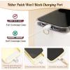 TiMOVO Universal Phone Lanyard, Metal Cell Phone Chain Anti-Theft Crossbody Strap for iPhone 15 Pro Max and Most Smartphones, Adjustable Cell Phone Neck Holder for Women, Leopard(Leopard)
