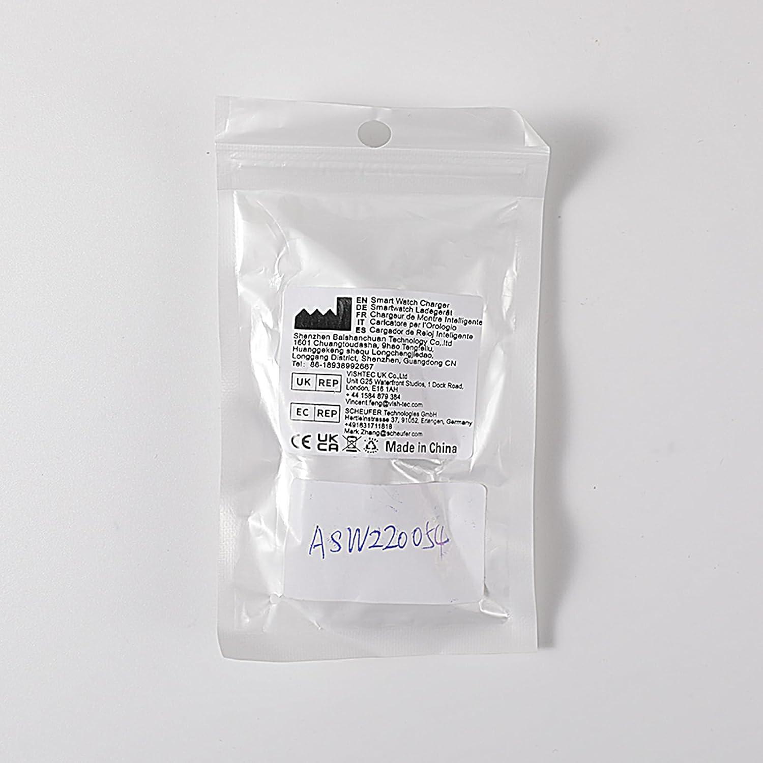 imageTiMOVO Charger Compatible with SW022LW11GTX FitnessCXB01Mugo Chalvh 169quot Magnetic USB Charging Cable 197ft60cm Replacement Charging Power Cable Cord Black