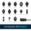 TiMOVO Charger Dock Compatible with Garmin Venu3/3S/Fenix 5/Fenix 6,2Pack Portable Charging Dock Station Cradle with USB Cable Fit Venu 3/3S/Fenix 5/5S/5X/6/6S/6X/Forerunner 935/245/945/Vivoactive3