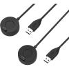 TiMOVO Charger Dock Compatible with Garmin Venu3/3S/Fenix 5/Fenix 6,2Pack Portable Charging Dock Station Cradle with USB Cable Fit Venu 3/3S/Fenix 5/5S/5X/6/6S/6X/Forerunner 935/245/945/Vivoactive3